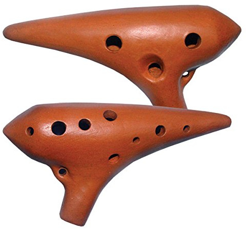 Konzert Ocarina Sopran von G5 bis C7 Okarina 12 cm professionell Flöte Pfeife für Fortgeschrittene traditionell Mund Musik Peru Klang Percussion Weltmusik