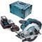 Makita DSS610Z 18V Circular Saw 165mm with 2 x 5Ah Batteries, Charger & Type 3 Case