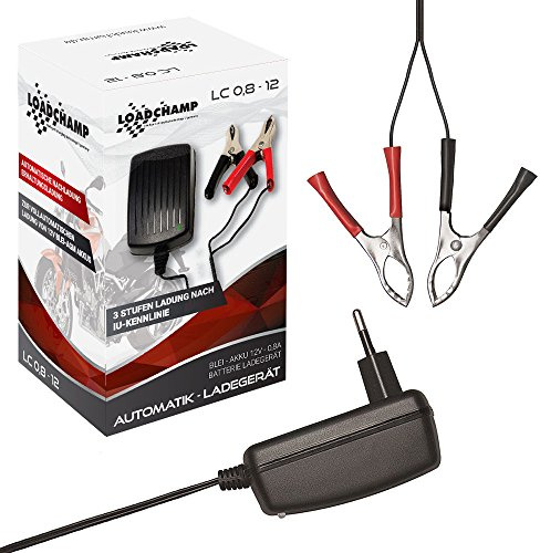 Loadchamp Automatik Batterie Akku Ladegerät 0,8A 12V Batterieladegerät