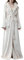 DSNOW Peignoir en polaire chaud pour femme Robe de chambre - Beige - Medium