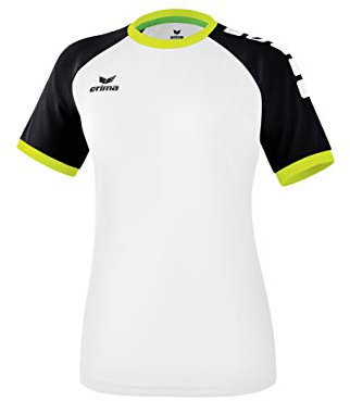 Erima Damen ZENARI 3.0 Trikot (6301905), weiß/schwarz/Lime pop, 44