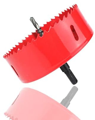 Abre Agujeros, Sierras de Corona, M42 bimetálico, rojo de 15 a 200 mm, brocas dentadas perforadoras para hacer agujeros en hierro, aluminio, tuberías, plástico, acero, metal, madera (70mm)
