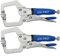 6” Welding Locking C Clamps Adjustable Fastener with Quick Release Grip 2 Pack