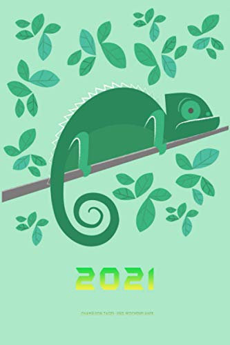 2021 Chamäleon Tages- und Wochenplaner: Planer Tages- und Wochenplan 2021 Jan 2021 - Dez 2021
