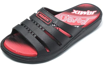 JOMIX Chanclas Hombre Verano Chanclas Playa Hombre Chanclas Piscina Hombre Mar Ducha Baño Zapatillas Casa Hombre Verano, Negro, 43 EU