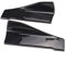 Seitenschweller Teilerschutz,MoreChioce 1 Paar Universal Spoiler Auto Stoßstange 35cm Heckspoiler Anti-Schock Auto Hecklippenschutz Wrap Divider Seitenschweller Splitter,Schwarz