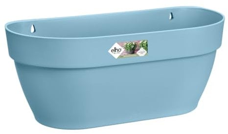elho Vibia Campana Wandampel 35 - Übertopf für Balkon & Außen - Ø 35.0 x H 14.8 cm - Blau/Vintage Blau