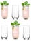bar@drinkstuff Essence Diamond Hiball Glass 13oz /385ml - Pack of 6 - Glassware, Hiball Glasses