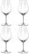 RIEDEL Performance Pinot Noir Weinglas, 4er Set, klares Kristallglas, premium maschinell gefertigt