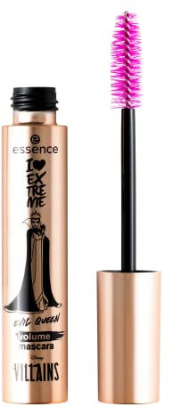 essence Disney Villains Evil Queen I LOVE EXTREME volume mascara, Nr. 01, Schwarz, schwunggebend, Extremes Volumen, vegan, ohne Mikroplastikpartikel, Nanopartikel frei, ohne Parfüm, 1er Pack (12ml)