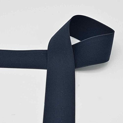 Elastic-Bund, Gummibund, Gummiband, 40 mm breit - 3 Meter, Marine