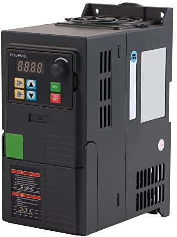 Variateur de fréquence VFD, 3KW 3 Phase AC 340-440V Entrée 3 Phase AC 0-440V Sortie VFD Inverter avec unité de freinage RS485 activé pour le contrôle de la vitesse du moteur