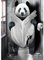 AIRDEA DIY Panda Diamond Painting Set Erwachsene Kinder, Tier Diamant Painting Bilder 5D Diamant Kunst Lesender Panda Diamant Malerei Set Cross Stickerei Malerei Kits für Heimdekor 30x40 cm