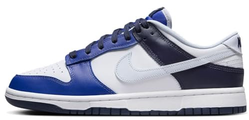 NIKE Damen Dunk Low Sneakers, Soccer White Grey Game Royal, 45 EU