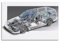 RTAG Luxus-Auto-Poster für Volvo 850, Anatomiediagramm, Poster, dekorative Malerei, Leinwand, Wandposter und Kunstdruck, moderne Familienschlafzimmer-Dekoration, Poster, 40 x 60 cm