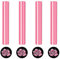 Pink Rosa Transferfolie Plotter Puff, 3D Plotterfolie Textil, Pink Puff Vinylfolie Plotter Wärmepresse, Aufbügeln HTV Vinyl für T-Shirts DIY Kleidung Bastelbedarf, 4 Blätter 10”X12”(30.5X25cm)