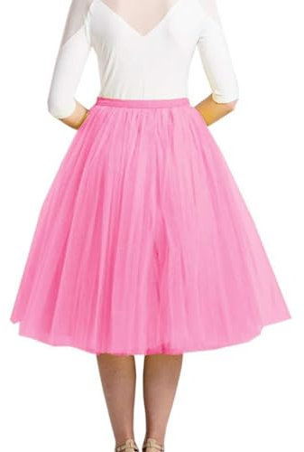 Karneval schwarzer Rock tüllrock mit Lichterkette Karneval Damen Tüllrock Petticoat Damen Tüllrock 50er Rockabilly Petticoat Tutu Unterrock Kurz Ballett Tanzkleid Ballkleid Abendkleid