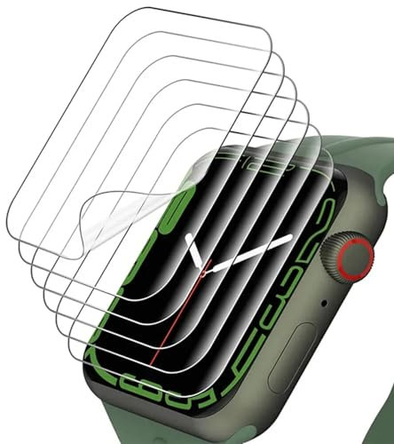 Hydrogel Film 5pcs für Apple Watch 40mm Series SE (2nd Gen, 2023) 6 /5 /4 40mm Transparent TPU-Folie Screen Protector Bildschirmschutz Berührungsempfindlich, HD Clear, Ultradünn, Selbstheilung