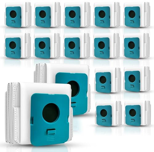 FAMELEC Lot de 10 sacs à poussière pour aspirateur Samsung Bespoke Jet Part # VCA-ADB953/AA VS20A95923B/AA VS20A95923N/AA VS20A95923W/AA, pièces de rechange et accessoires pour Samsung Clean Station
