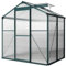 XEMQENER 4x6 FT Polycarbonate Greenhouse