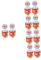 VICASKY 10 STK Drehtür Kinder spielset Drehlaterne für Kinder DIY Kinder Laterne Spielzeug basteln für Kinder bastelmaterial für Kinder Papierlaterne lustige kinderlaterne hölzern