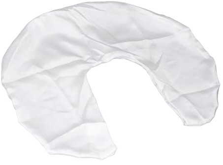 Srliya Satin Stillkissenbezug Weich Waschbar Atmungsaktiv Passendes Hautfreundliches Stillkissen Slipcover Für Fütterung (Weiß)
