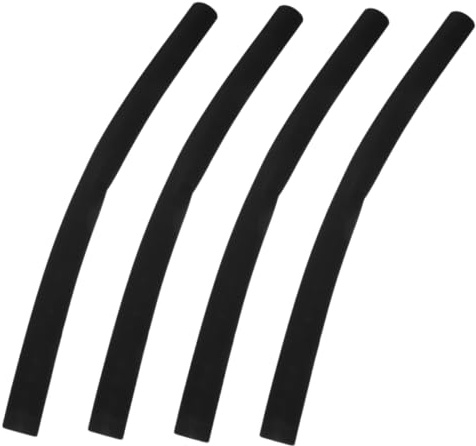 Kinderwagen Griffhülle 4 Stück 50x3,5x3,5cm aus Schaumstoff Schwarz | Strukturierte Oberfläche, für Schiebebügel und Sicherheitsbügel, auf Reisen und Spaziergang