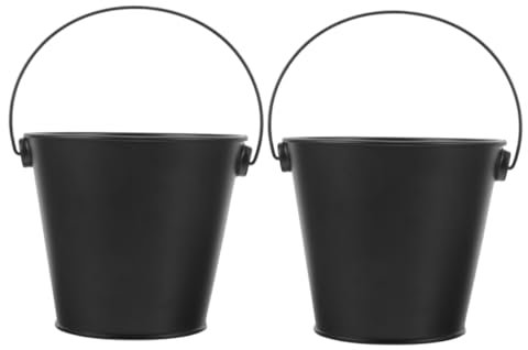 BESPORTBLE 2 Piezas De Tambor De Goteo De Grasa Accesorios De Cubo De Grasa Lata De Carbón para Fogatas Bandeja De Goteo Cubo De Grasa Cubo De Bebidas Cubo De Parrillas De