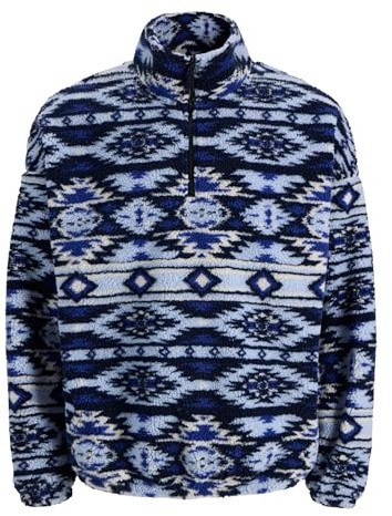 JACK & JONES Joreddie Teddy Half Zip Hn T25