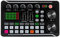 Live Soundkarte Sound Effects Board, F998 Bluetooth Stereo Audio Mixer mit DJ-Mixer-Effekten und Sprach Wechsler Kondensator Mikrofon für Youtube Live Streaming PC Aufnahmestudio und Gaming