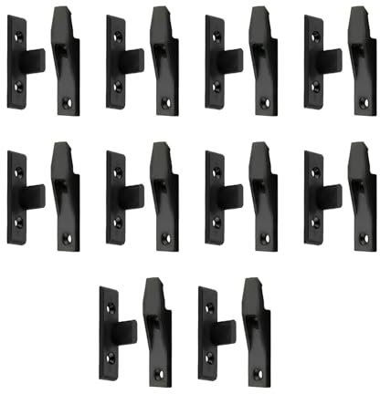 10 Pair Bath Panel Clips,Kitchen Plinth Push to Open Heavy Duty Fasteners Fittings Hardware Fitting Headboard Fixings Holders Baseboard Clip Cupboard Connectors Panels Security,for Cabinets Wardrobe