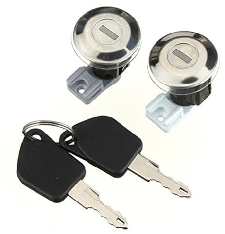 HUVNEXA Paire de barillets de Serrure de Porte Avant avec clés, for Peugeot 106 Mk2 205 405 Serrure de Porte