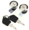 HUVNEXA Paire de barillets de Serrure de Porte Avant avec clés, for Peugeot 106 Mk2 205 405 Serrure de Porte