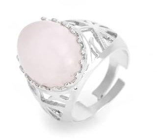 Hasdnker Anillo Anillos Mujer Hombre Rings Anillo De Piedra Natural para Hombre, Vintage, Ovalado, con Cuentas De Reiki, Ojo De Tigre, Amatista, Cristal Rosa, Anillos De Color Plata, Joyerí