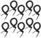 TEHAUX 10Pcs Coiled Telephone Cords Durable Receiver Cables for Landlines Easy Installation Reliable Signal Transmission Telephone Accessories