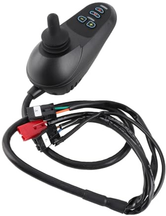 VELATEMOR Multifunktionaler Joystick-Controller für Elektrische Rollstühle, Ersatz für Schnelle Wärmeableitung, DC24 V, 45 A, für Rollstuhlfahrer