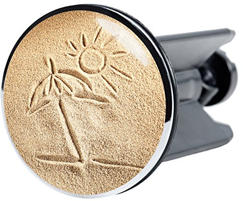 Sanilo Waschbeckenstöpsel Sunshine, schöner Stöpsel für das Waschbecken, universal mit Motiv