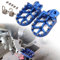 JFG RACING Cale Pied Moto,Repose-Pieds Moto CNC pour TC65 17-23 TC85 14-24 TC125/FC250-450 14-15 TC250 TE150/250/300 FE250/350/350S/501/501S 14-16 TE125 15-16 FE450 16 FS450 15
