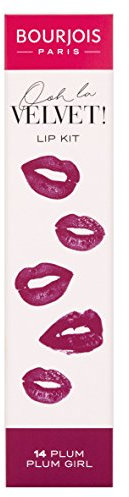 Bourjois Ooh La Velvet Lipstick & Lipliner - 14 Plum Plum Girl