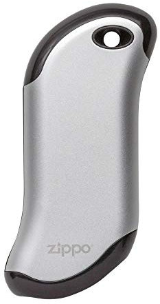 Zippo Rechargeable Hand Warmer, Aluminum, Pure Silver, One Size