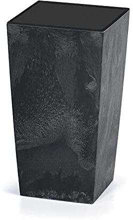 Deuba Fioriera effetto cemento antracite 49L vaso per piante 61 x 32,5 x 32,5 cm vasi ingresso giardino interni esterni