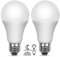 Glühbirnen E27 mit Dämmerungssensor Kaltweiß 6000K 1000LM, 230V, 200 Grad, Lichtsensor LED E27 10W ersetzt 80W, LED Außenlampe für Eingangsbereich Hauseingang Garten, 2 Stück