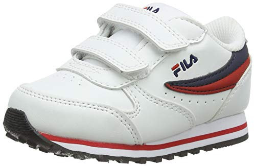 FILA Orbit infants, Zapatilla Unisex bebé, Blanco (White/Dress Blue), 26 EU