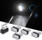 Auto Beleuchtung Atmosphäre, Auto Umgebungsatmosphäre Lichter, USB LED Licht Auto Atmosphäre, LED Atmosphäre Licht (5 Stück Weiß)