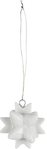 Ib Laursen Kleiner weißer Weihnachtsstern aus Porzellan