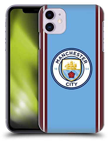 Head Case Designs Officially Licensed Manchester City Man City FC Home 2022/23 Badge Kit Hard Back Case Compatible With Apple iPhone 11