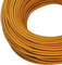 5 Meter Vintage Gold 2 Core Round Electric Cable Fabric Covered Wire Italian Braided 0.75 mm Electrical Cable Flexible Wire for Lighting Other Appliances