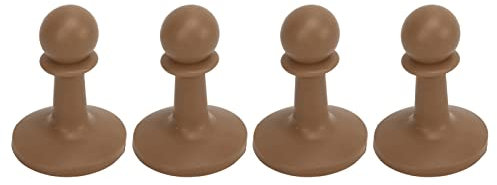 Alomejor 4Pcs Proof Camping Zeltstangen Markisenstange Stützstange Zeltstangen Blitzschutz für Camping Wandern (Sandfarbe)