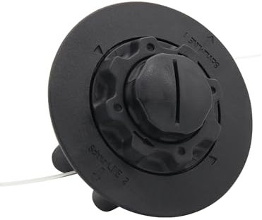 Powswopx C5-2 Trimmerkopf kompatibel mit Stihl FSE60 FS40 FS45 FS46 FS50 FS40CE FS45C FS46C FS50CE Rasentrimmer Freischneider Ersatz 4006 710 2106-2 Pack Feed Trimmer Kopf