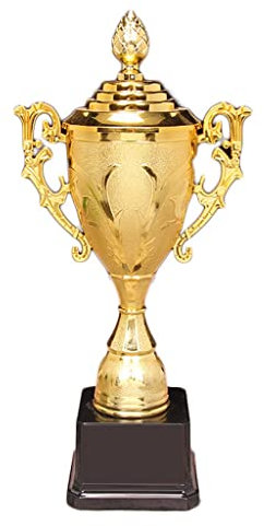 FOTOEV Gold Cup Award Trophäe for Trophäenverleihungen und Partyfeiern, Preisverleihung und Anerkennungsgeschenk (Size : 30cm)